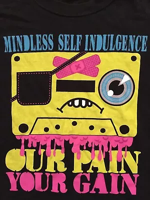 VTG 2007 Mindless Self Indulgence ‘Our Pain Your Gain’ Band T-Shirt Men’s Med • $80