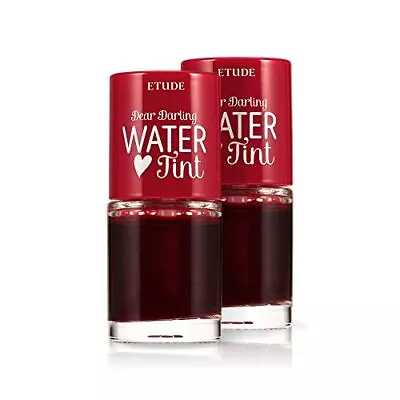 ETUDE Dear Darling Water Tint Cherry Ade 2 Set (21AD) | Vivid Color Lip Stain... • $18.51