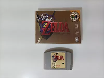 Legend Of Zelda: Ocarina Of Time (Nintendo 64 1998) With Custom Plastic Case • $39.99