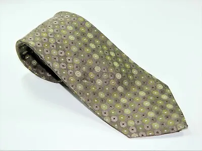 Men's ZARA GRUPO INDITEX Silk NECKTIE TIE MADE IN ITALY METALLIC TONES COPPER • $12.98