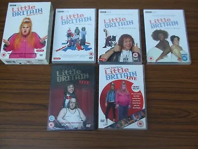 £16.99 • Buy Little Britain Series 1-3 DVD + Comic Relief + Live  Boxset R2