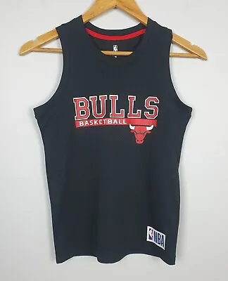 NBA Unisex Children Size 10 Chicago Bulls Kids Jersey Tee Top Size 10 Black NEW • $34.95