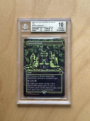 Cavern Of Souls YELLOW NEON INK FOIL - BGS Beckett Grade 10 PRISTINE • $379.99