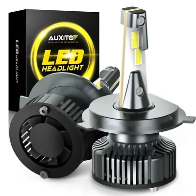 AUXITO H4 9003 HB2 LED Headlight Bulbs Hi Low Beam Kit 6500K Super White CANBUS • $49.99