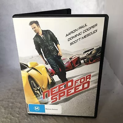 Need For Speed (DVD 2014) VGC. Free Shipping.REGION 4. • $6.99