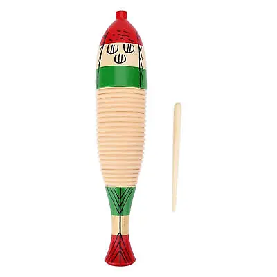 £9.71 • Buy Guiro Instrument Kids Musical Instruments With Rhythm Sticks Fish Shaped Guiro