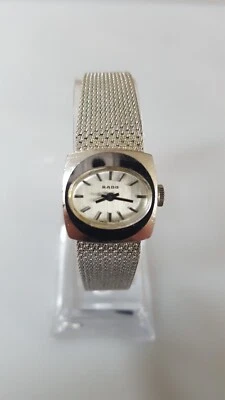 £1 • Buy Vintage Swiss Rado 5476 Calibre 302 17 Jewels Manual Winding Steel Ladies Watch.