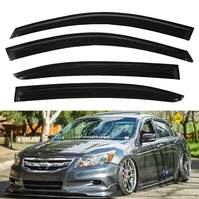 For Honda Accord 2008-2012 JDM Mugen Style Side Window Vent Visor Rain Guards • $30.99