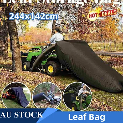 $18.78 • Buy Lawn Tractor Leaf Bag Mower Catcher Riding Grass Sweeper Rubbish Bag Drawst 210D