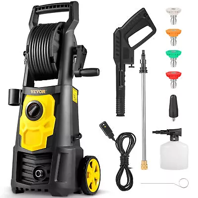 VEVOR Brand Electric Pressure Washer High Pressure 2000PSI 1.65GPM W/ Hose Reel • $76.69