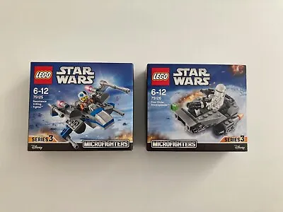 LEGO Star Wars 75125 & 75126: X-Wing Fighter & Snowspeeder (New And Sealed) • $60