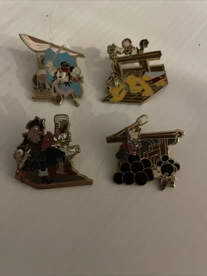 $20 • Buy Disneyland/ Disneyworld Resorts Lapel Pin Set Of 4