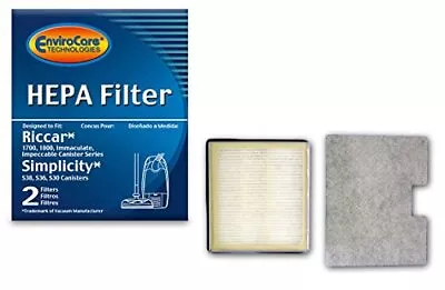 EnviroCare Replacement HEPA Vacuum Cleaner Filter Designed To Fit Riccar Imma... • $37.12