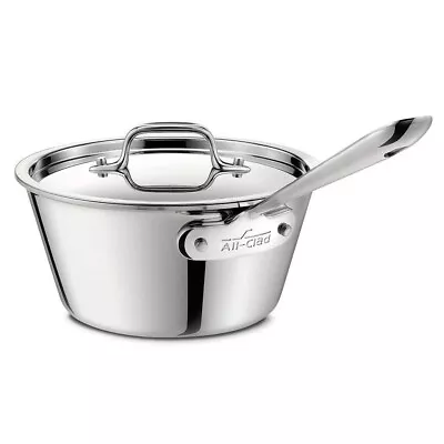 ALL CLAD Windsor Stainless Steel Pan Pot With Lid 2.5 Qt Quart Sauce Candy • $75