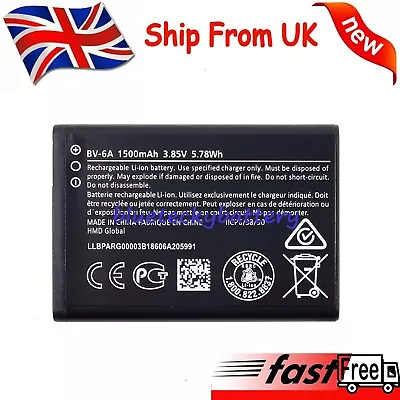 £13.66 • Buy Li-ion Battery For Nokia 8110 4G TA-1059 TA-1048 2720V Flip TA-1295 BV-6A BV6A