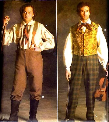 LAST MEN'S HISTORICAL WILD WEST COSTUME SEWING PATTERN Szs 46-52 Simplicity 5035 • $25