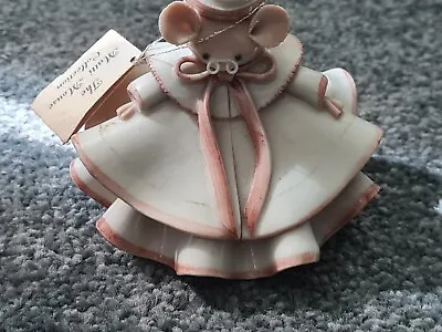 £10 • Buy Matti Mouse Porcelain Handmade Collectable Pink Figure Sue Rycroft Birthday Gift
