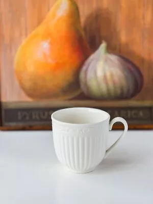 Vintage MIKASA ITALIAN COUNTRYSIDE MUG DD900 White Ribbed Scrolls Coffee Tea Cup • $12.99