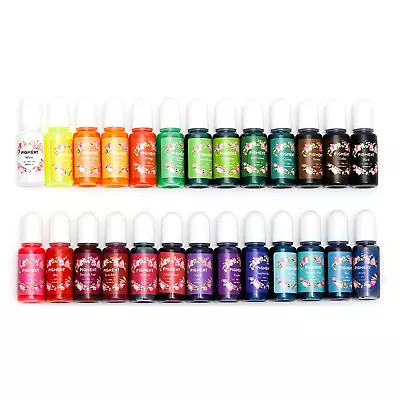 26 Colors Coloring Dye Liquid Colorant Diffusion Epoxy UV Resin Pigment Craft • $19.89