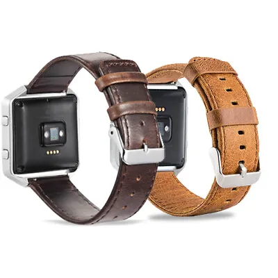 Genuine Leather Replacement Band For Fitbit Blaze Smart Watch Strap Men/Women • $22.13