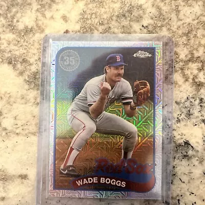 2024 Topps Series 1 WADE BOGGS 35th Anniversary Mojo Refractor Silver Pack • $1.99