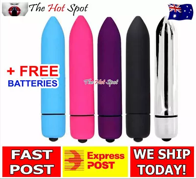 Bullet Vibrator FREE BATTERY Or USB Discreet Vibrating FAST POST Vibe Sex Toy • $8.98