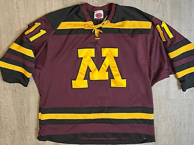 Vintage Men’s XL Minnesota Golden Gophers K1 College Hockey Jersey Made In USA • $50