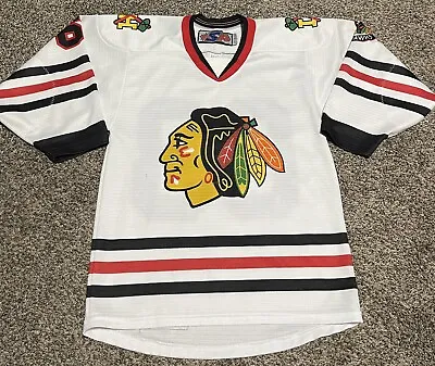 Michigan Ice Hawks 18U Hockey Jersey #63 Adult White Small SP Brand • $32