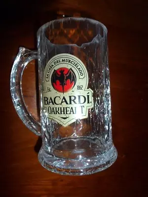 Bacardi Oakheart Beer Tunkard Plastic Beer Stein La Casa Del Murcielago Est.1862 • $28.99