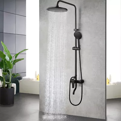 UC 8  Rainfall Bathroom Shower Set Faucet W/Tub Mixer Tap Wall Mounted  • $49.99