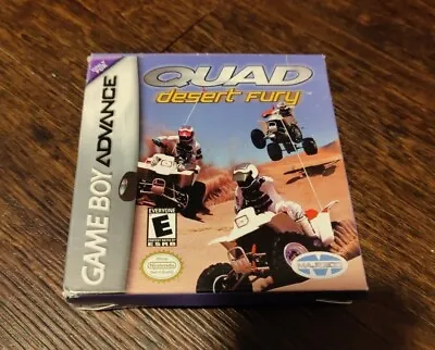 Complete Used Gameboy Advance Quad Desert Fury Video Game • $15