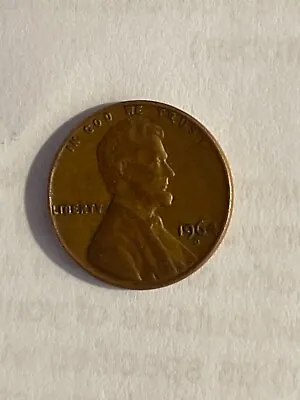 1964 D Lincoln Penny Rare Missing The E For E.pluribus And L To Close To Edge • $2400