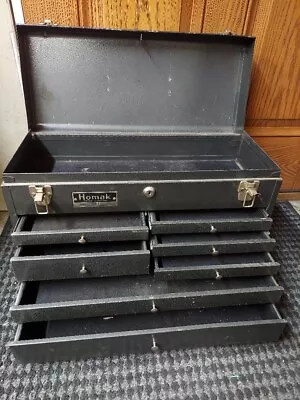 Rare Homak Tool Box Chest #57 Vintage Chicago Usa Made Nice Machinist Electronic • $300