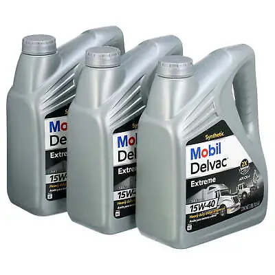 Mobil Delvac Extreme Heavy Duty Full Synthetic Diesel Engine Oil 15W-40 1 Gal • $64.59