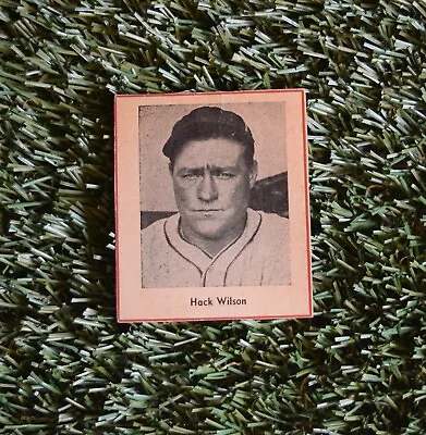 1947 Sports Exchange Hack Wilson HOF Cubs Great Hand Cut Original! • $47.95