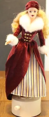 Victorian Ice Skater Barbie With Musical Base • $6.47