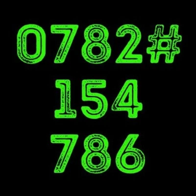 Gold Number - 0782# 154 786 - New Memorable Mobile Sim Card - Lebara Mobile • £9