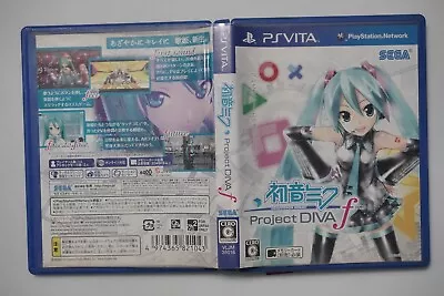 PS Vita Hatsune Miku Project DIVA F Japan Game US Seller • $8