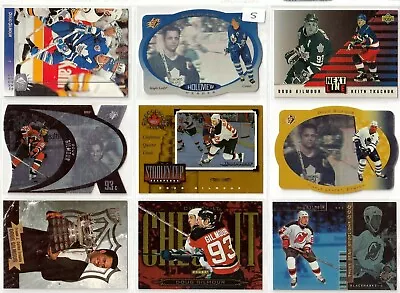 Doug Gilmour NINE (9) INSERT CARDS LOT (D) - Toronto Maple Leafs / Devils • $9.99
