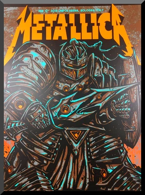 £122.84 • Buy NEW Black Market Art Co. METALLICA #3 CONCERT CANVAS GICLEE PRINTS MADE IN USA