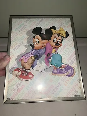 Vintage Walt Disney Company One Stop Posters Mickey & Minnie Mouse 1986 Picture • $9.99