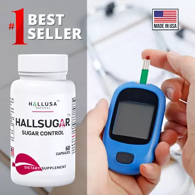 HALLSUGAR - Blood Sugar Control - Blood Glucose Levels - 60 Cap • $14.47