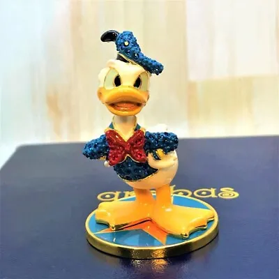 Disney Land Arribas Bros Donald Duck Crystal Figurine Limited To 5000 W/box • $690