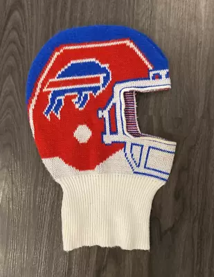 VINTAGE BUFFALO BILLS Game Face Helmet Winter Ski Cap NFL Football Rare 90s • $125