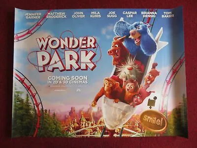 WONDER PARK UK QUAD (30 X 40 ) ROLLED POSTER MILA KUNIS MATTHEW BRODERICK 2019 • £15.13