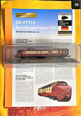 £10 • Buy Del Prado Locomotives Of The World; 29: DB VT-11.5 TEE Germany 1957 - Complete
