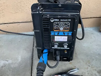 Miller Multimatic 200 Multi-purpose MIG TIG And Stick Welder. See Photos. • $2999