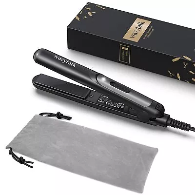 Plancha De Cabello Mini Para Viajar Con VAPOR Steam Alisadora De Pelo Cerámica • $20.55