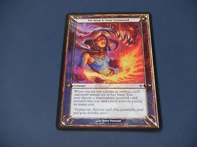 My Wish Is Your Command Scheme Archenemy Magic The Gathering CCG HC7431 • $3.95