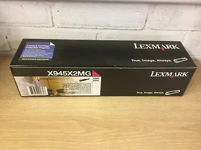 Genuine X945x2mg Lexmark X940e Toner Cartridge Magenta 22k Freepost  • £34.95